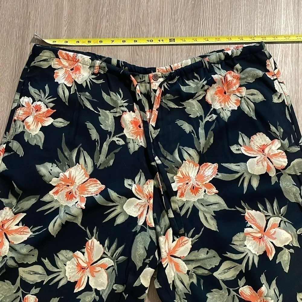 Island Traders Women Vintage Matching Set XL/XXL Black Resortwear Tropical